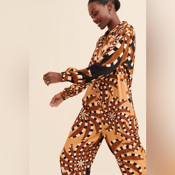 FARM RIO MIXED BANANA JUMPSUIT $230 - Picture 7 of 8